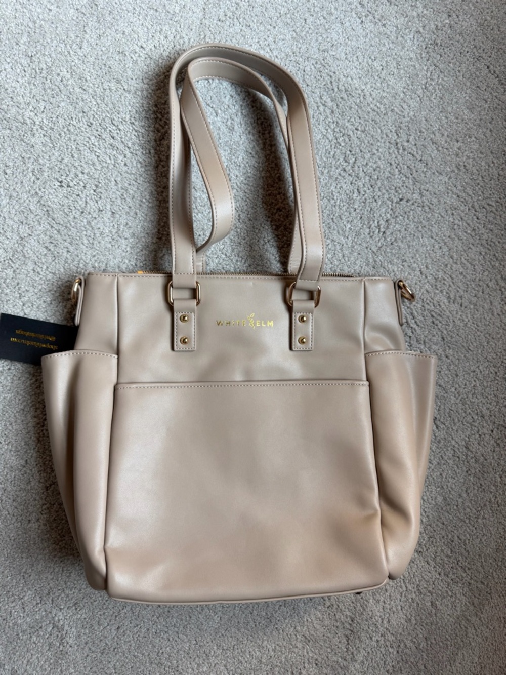 NWT: White Elm Carina tote bag